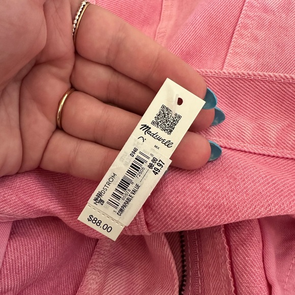 NWT Madewell women’s pink denim skirt size 28 - Picture 2 of 5